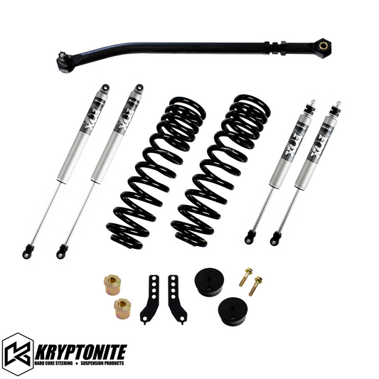 Kryptonite Ford Super Duty F-250/F-350 4x4 Stage 2 Leveling Kit W/ Fox Shocks 2017-2024