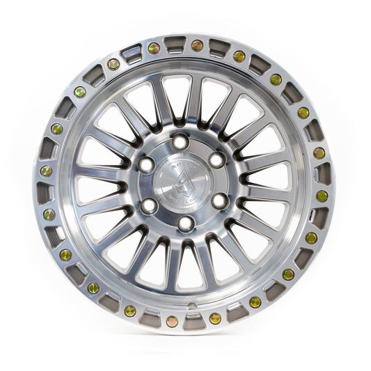 Trophy Offroad Wheel by Arena Wheel Co. in Machined finish on lifted Toyota