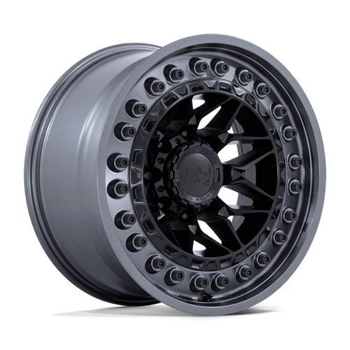 Black Rhino Hard Alloys ALPHA 17X9 6X5.5 106 -12 M-BLK GNMTL-LP wheel