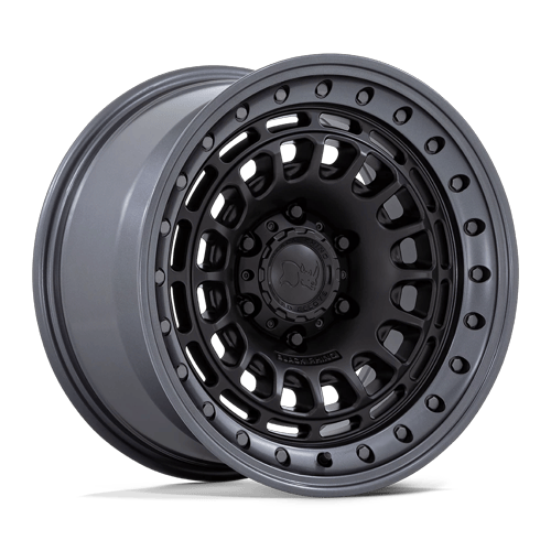 Black Rhino Hard Alloys SAHARA 17X9 5X5 71 -12 M-BLK-GNMTL wheel