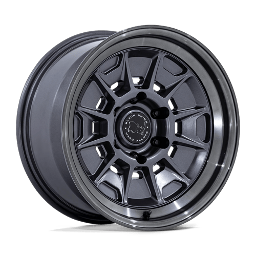 Black Rhino Hard Alloys MONDO 18X9 6X5.5 106 +12 M-GNMTL GY-LP wheel