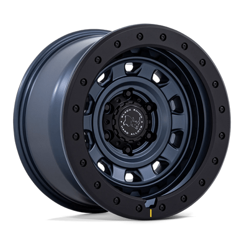 Black Rhino Hard Alloys XPLORER 17X9 6X5.5 106.1 +1 MET-BLUE BLK wheel