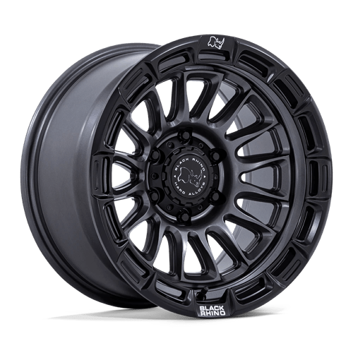 Black Rhino Hard Alloys RIVAL 17X8.5 6X5.5 106 +25 M-GNMTL M-BLK wheel
