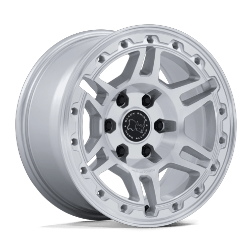 Black Rhino Hard Alloys VANGUARD 17X8 6X4.5 66 +32 G-SLV MCH-FC wheel