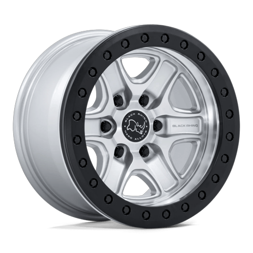 Black Rhino Hard Alloys ECHO TRAIL LOCK 17X8.5 6X5.5 +25 SLV-MCH wheel