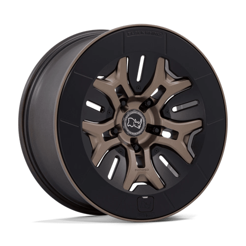 Black Rhino Hard Alloys ROCKLEDGE 20X8.5 5X5.5 64 +35 M-BRNZ wheel
