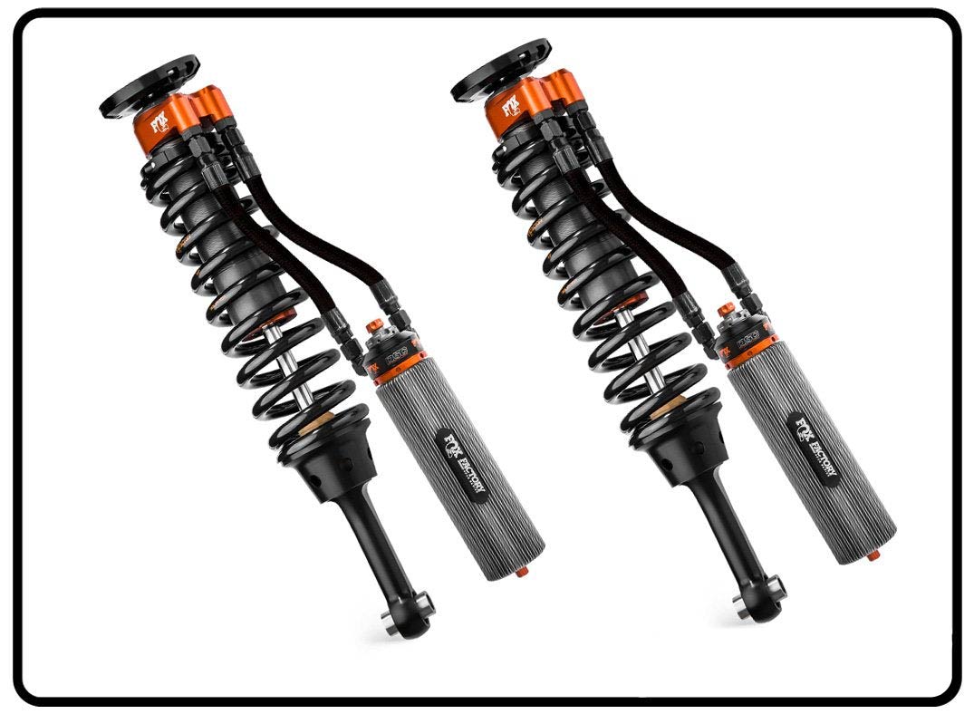 Fox 3.0 Coilovers | Internal Bypass | DSC Finned Reservoir | 17-20 Ford Raptor (4WD)