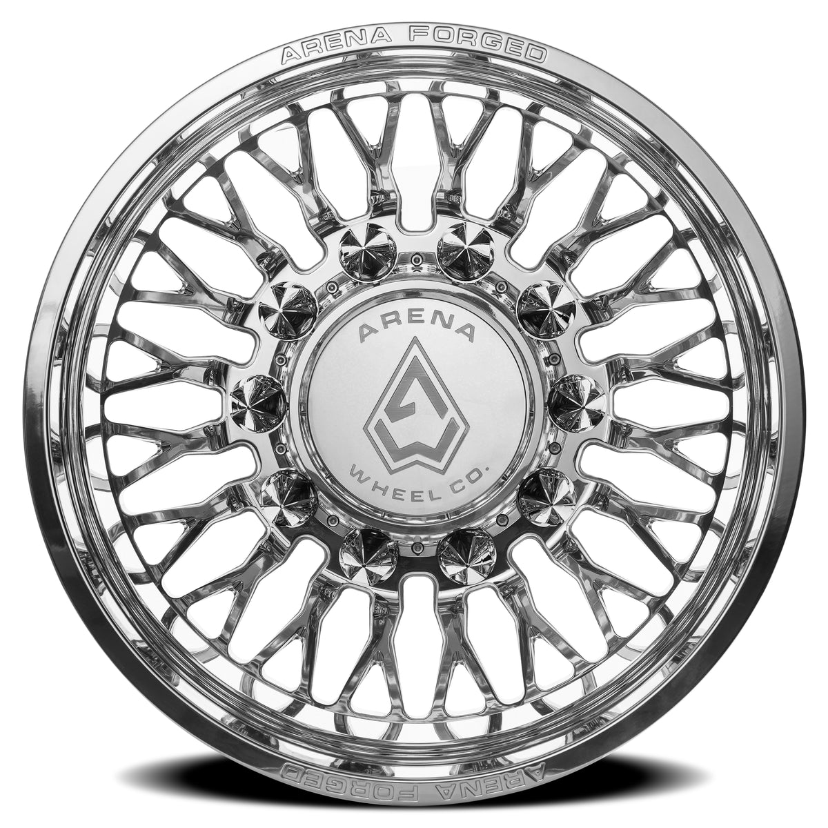 Arena Forged Dually Maximus 22x8.25 Polished wheel