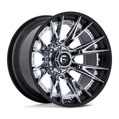 Fuel 1PC CATALYST 22X12 8X6.5 125 -44 CHR G-BLK wheel