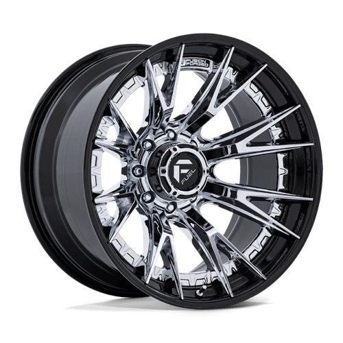 Fuel 1PC CATALYST 24X12 8X6.5 125 -44 CHR G-BLK wheel