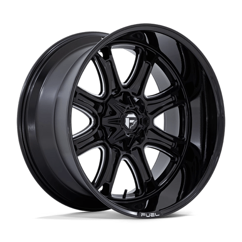 Fuel 1PC DARKSTAR 20X9 8X180 124 +1 G-BLK MILL wheel