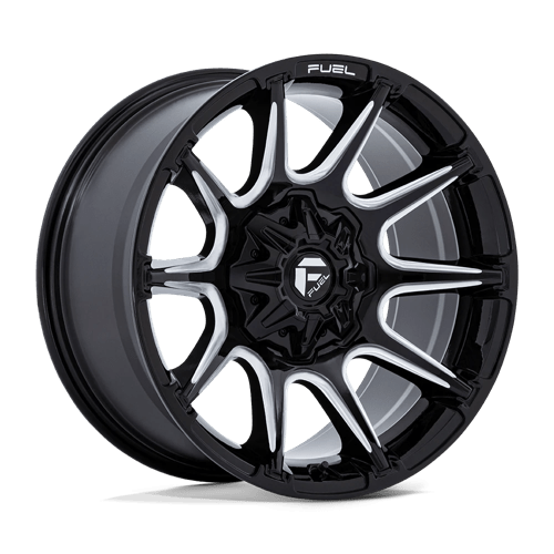 Fuel 1PC SUPER C 20X9 8X180 124 +1 G-BLK MILL wheel