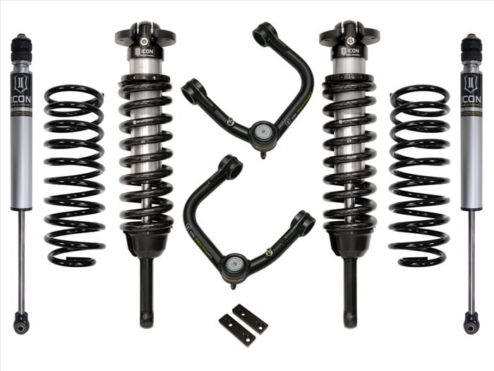 ICON 2010-2023 TOYOTA 4RUNNER/2010-2014 TOYOTA FJ CRUISER, 0-3.5" LIFT STAGE 2 SUSPENSION SYSTEM, TUBULAR UCA