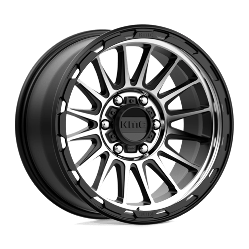 KMC KM542 17X8.5 6X5.5 S-BLK MACH 00MM wheel