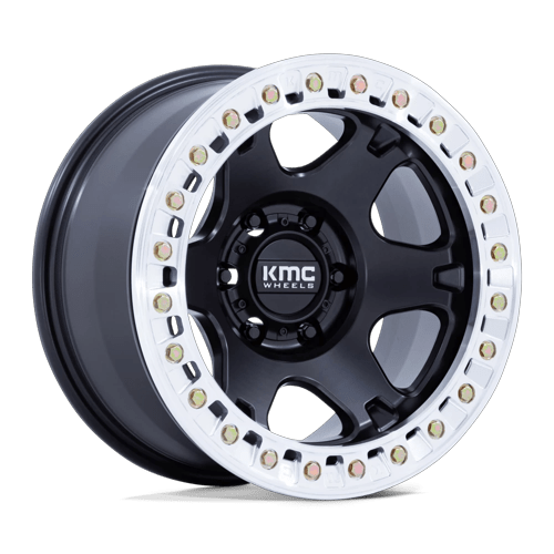 KMC VI BL 17X9 5X5 71 -12 S-BLK-MACH wheel