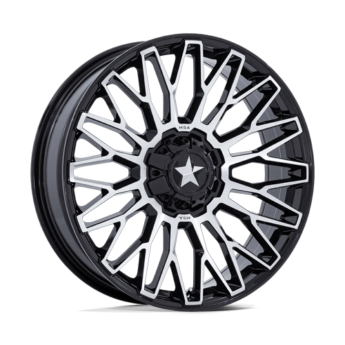 MSA Offroad Wheels CLUBBER UTV 24X7 5X4.5 72 +0 G-BLK MCH wheel