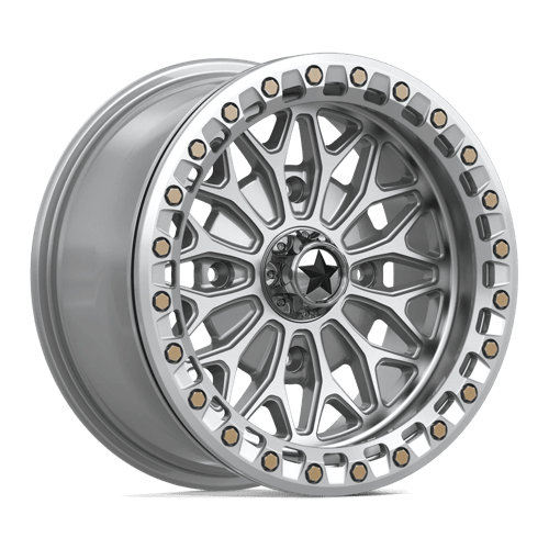 MSA Offroad Wheels BOLO UTV BL 15X7 4X110 86 +10 G-SLV-MCH wheel