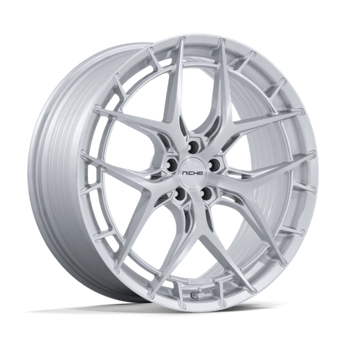 Niche 1PC RIVIERA 20X9 5X4.5 72 +35 G-SLV-BRSH wheel