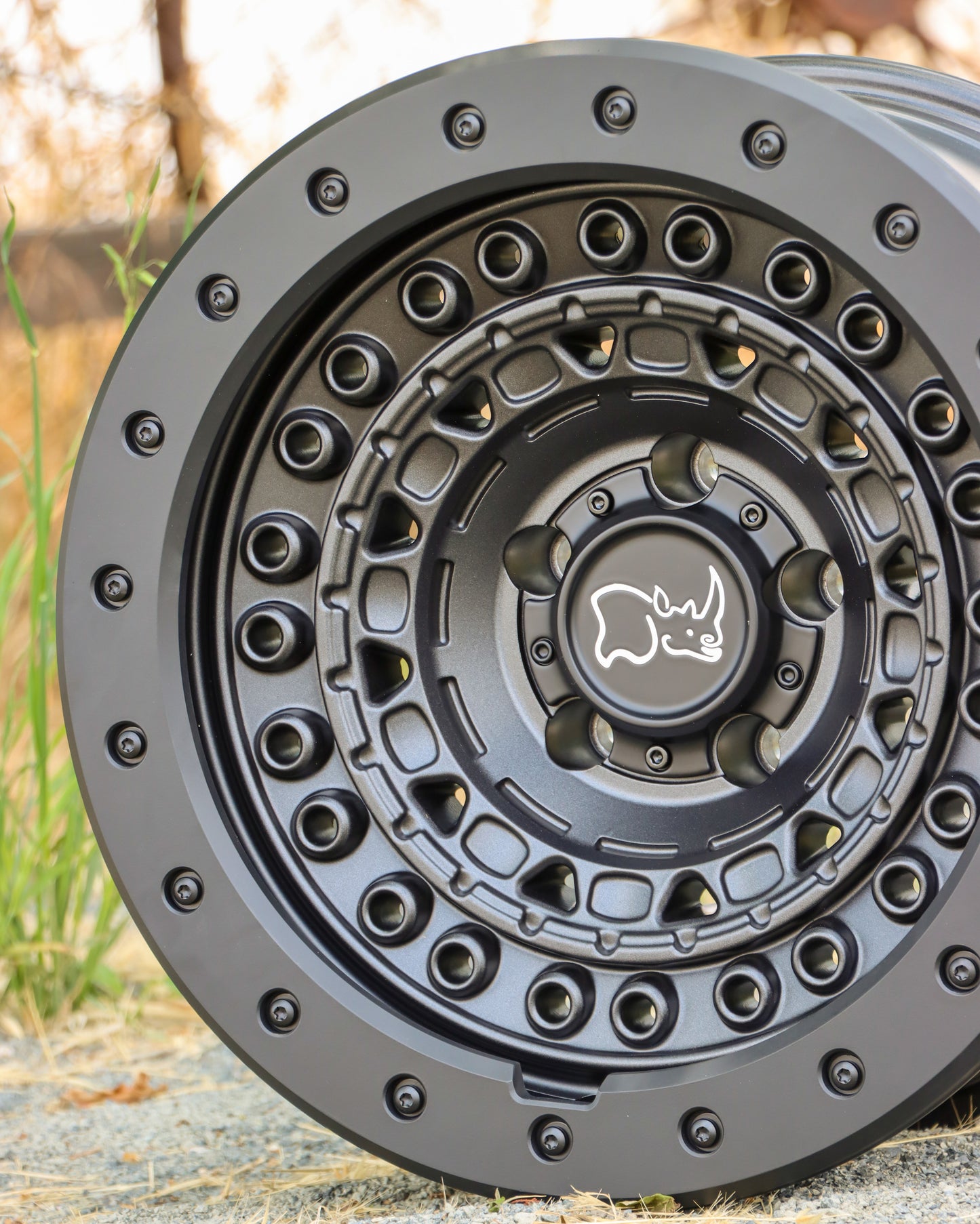 Black Rhino barricade wheel