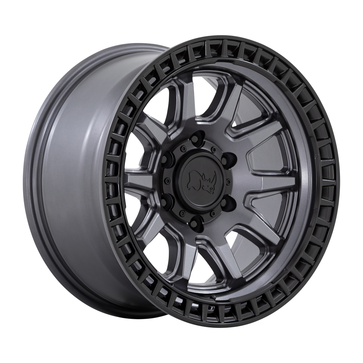 Black Rhino Hard Alloys BR CALICO 20X9 6X5.5 106 M-GMTL BLK +0 wheel