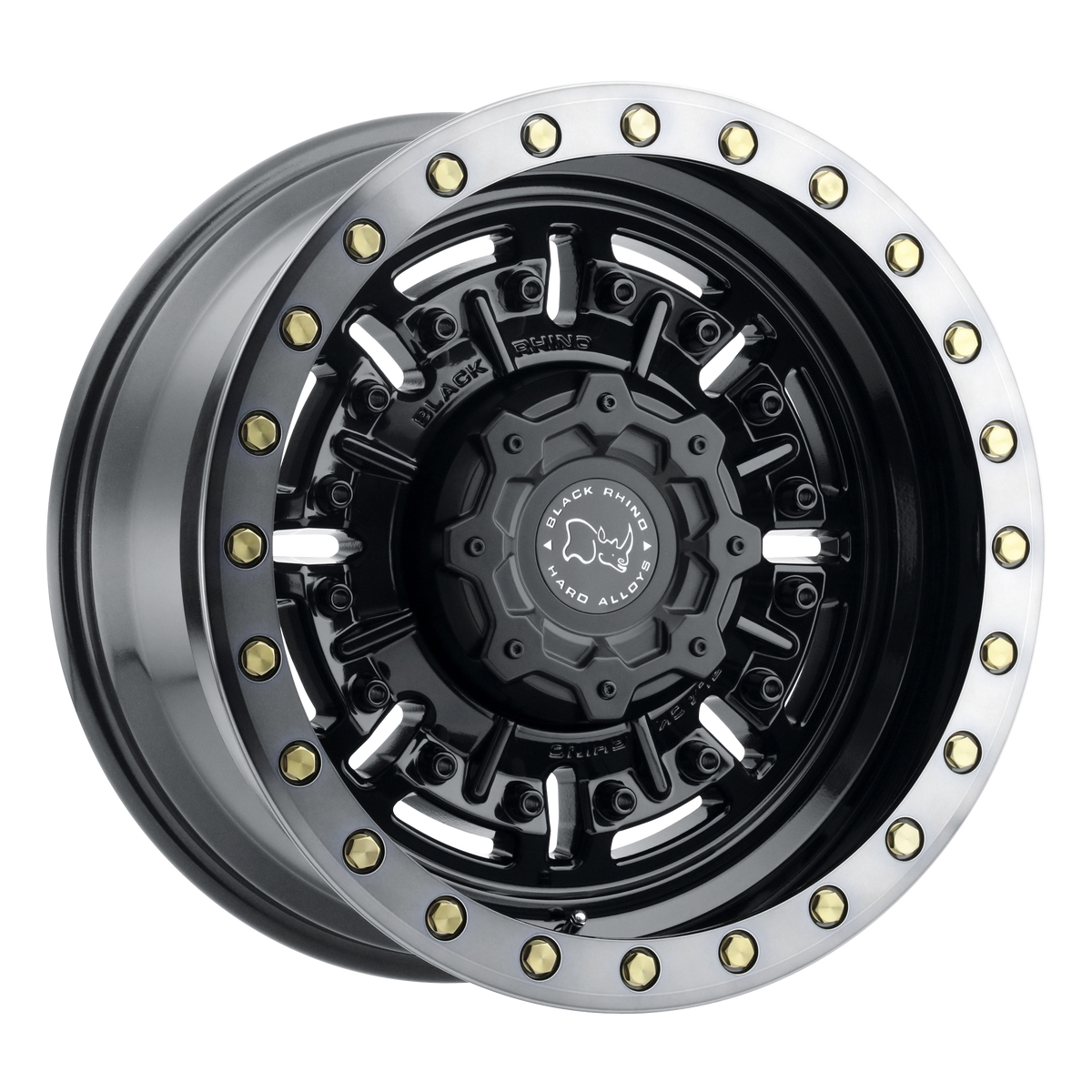 Black Rhino Hard Alloys BR ABRAMS 18X9.5 5X127 -18 71 G-BLK DDT wheel