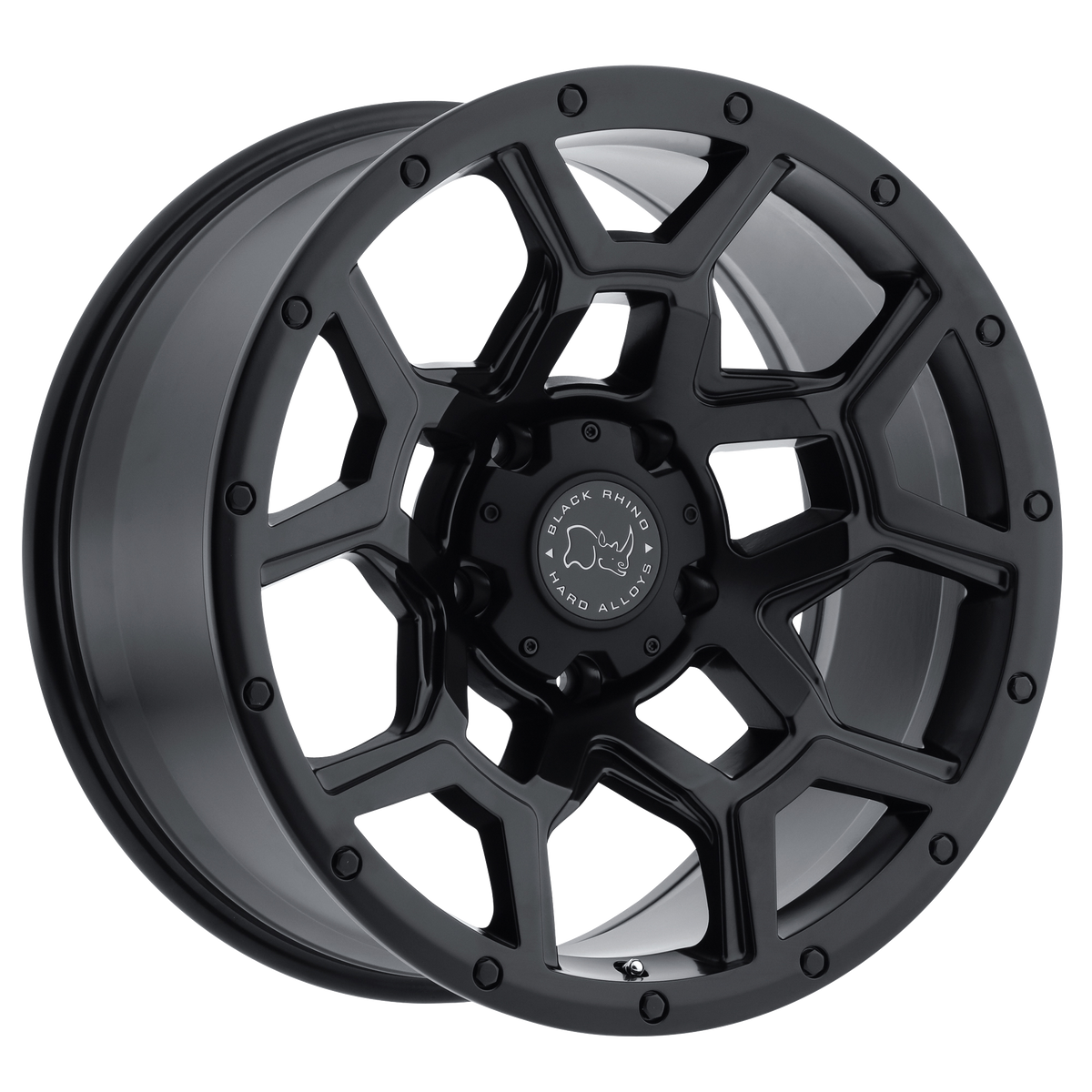Black Rhino Hard Alloys BR OVERLAND 17X8 6X130 +52 84 M-BLK wheel
