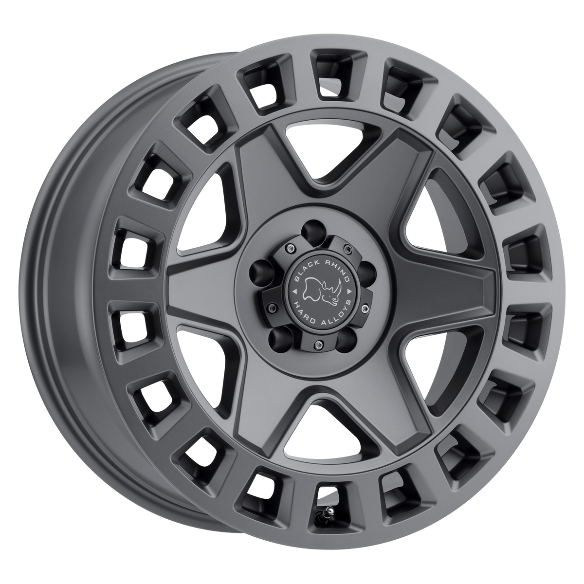 Black Rhino Hard Alloys BR YORK 17X8 6X130 +52 84 M-GNMTL wheel