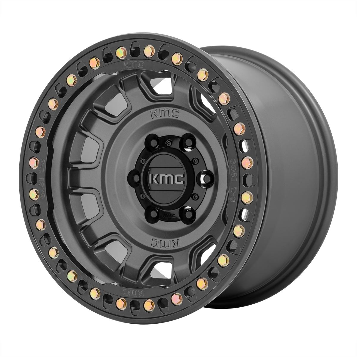 KMC TANK BL 17X9 5X5.0 ANTH -38 wheel