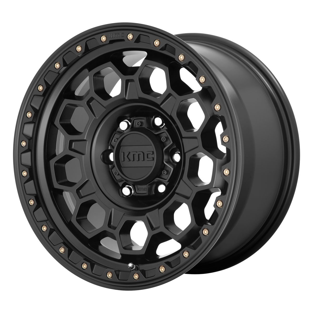 KMC KM545 17X9 6X5.5 S-BLK -12MM wheel