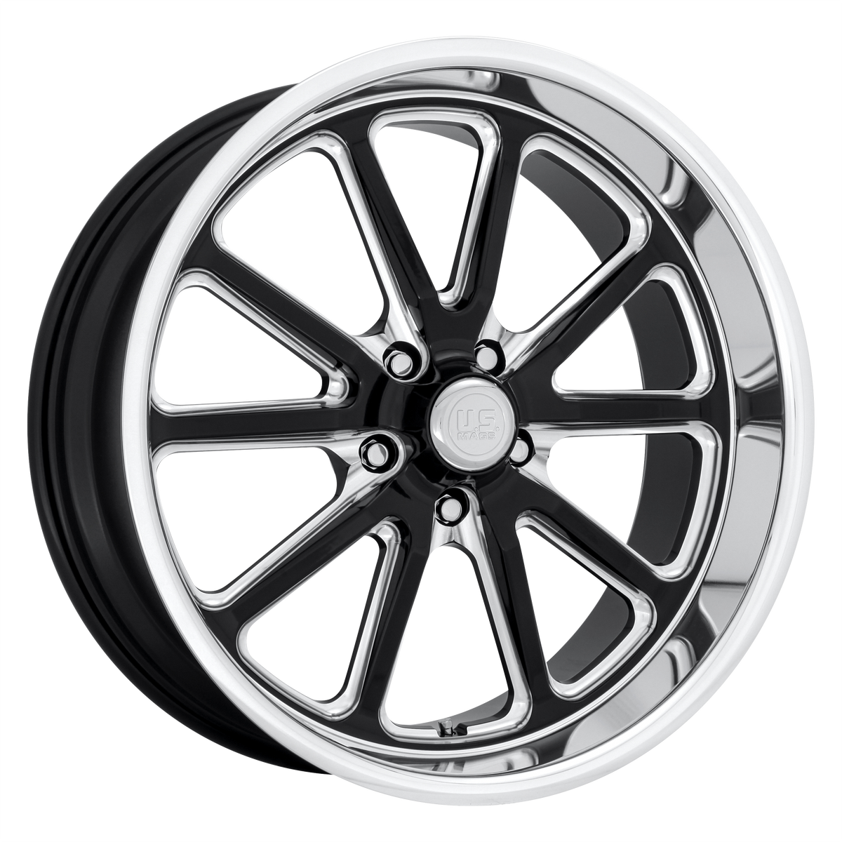 US Mag 1PC RAMBLER 18X7 5X4.5 72 +1 G-BLK MILL wheel