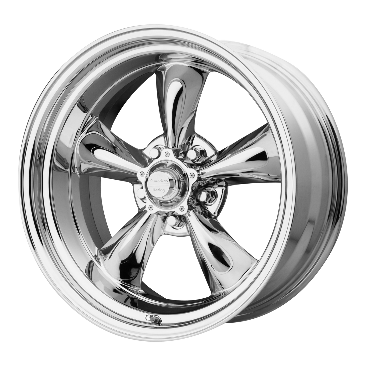 American Racing Vintage VN615 17X7 5X4.5 CHROME 4.00BS wheel