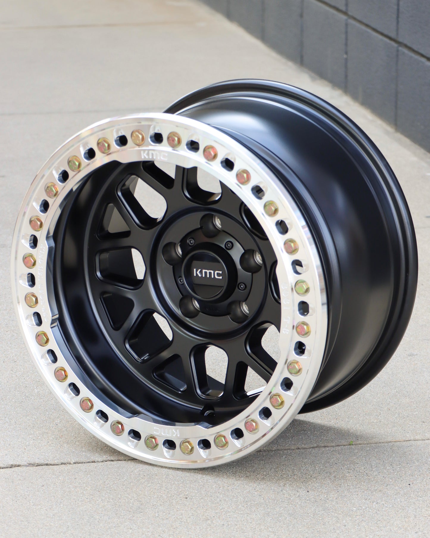 KMC Grenade Crawl Beadlock Wheel | Aggressive Off-Road Beadlock Design