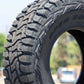 Close-up of Toyo Open Country R/T showing the tread and sidewall.