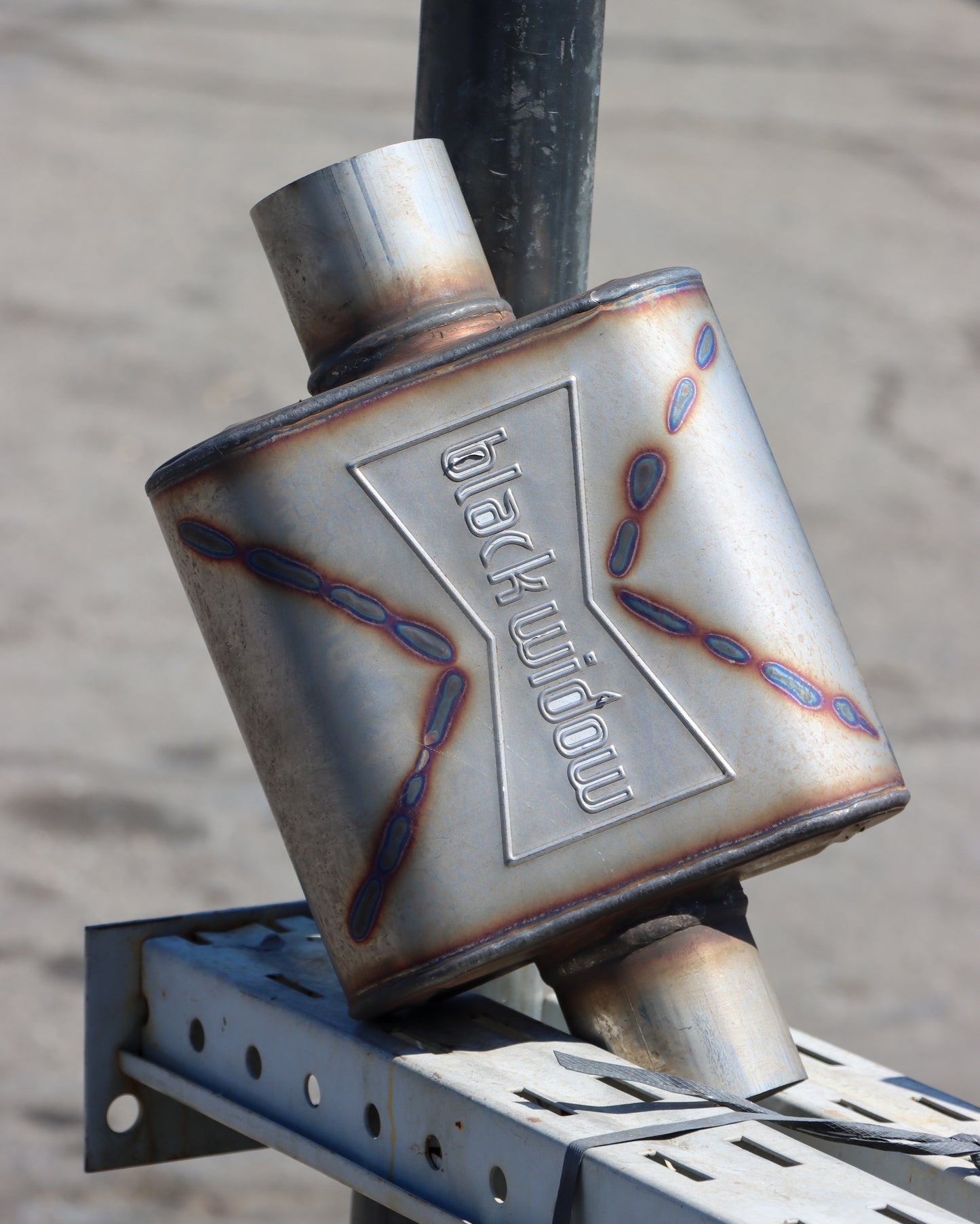 Black Widow Race Venom Series Muffler – Loud Aggressive Exhaust Sound