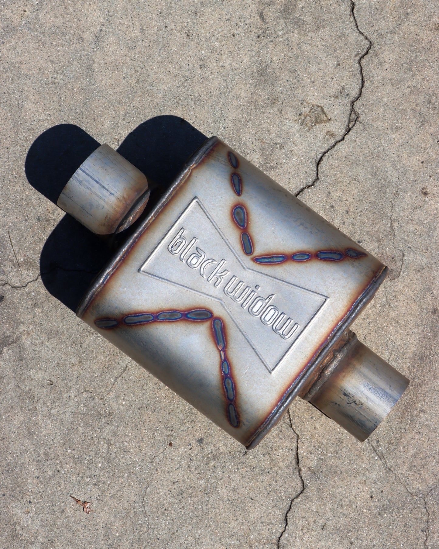 Black Widow Race Venom Series Muffler – Loud Aggressive Exhaust Sound