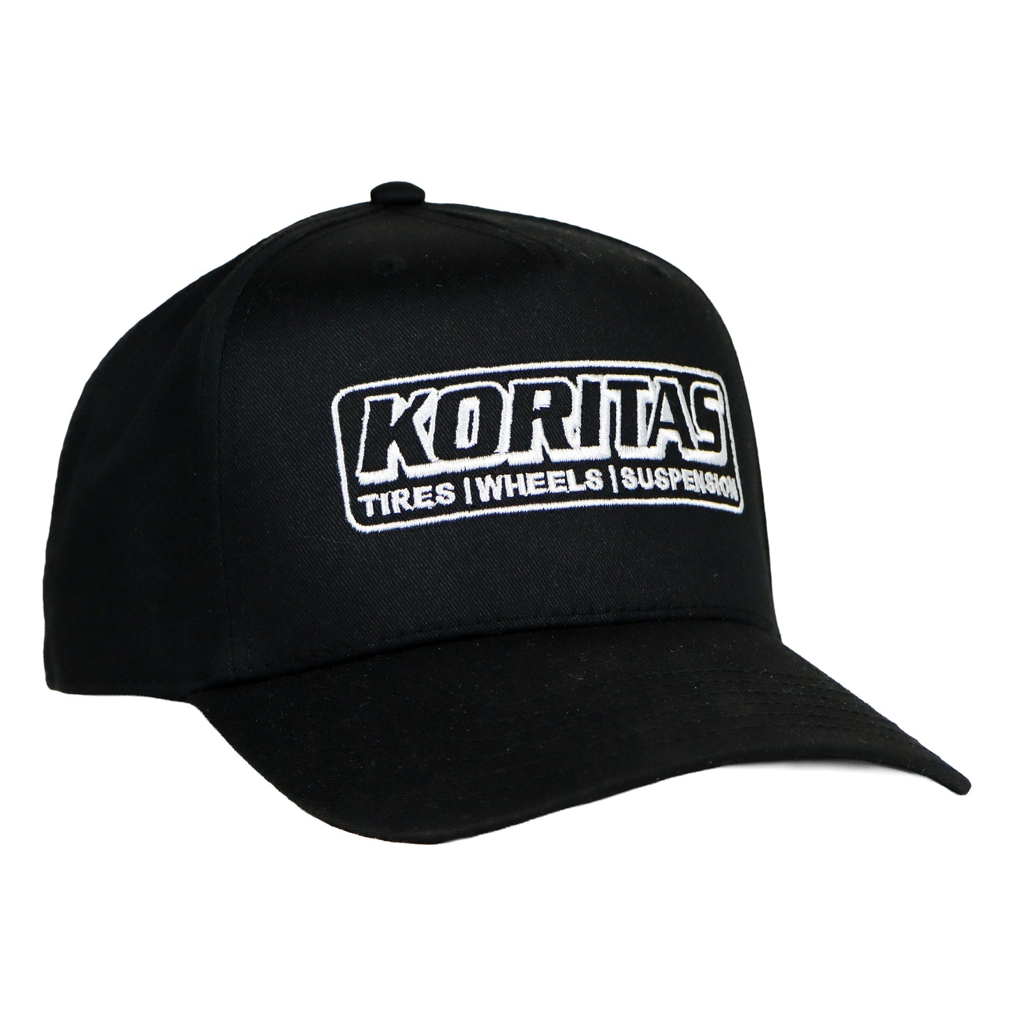 Koritas Tires Classic Logo Black Otto 5-Panel Snapback Hat