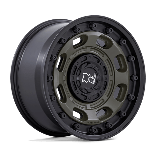 Black Rhino Hard Alloys ATLAS 20X10 6X135/5.5 106 -18 OD-GRN-BLK wheel
