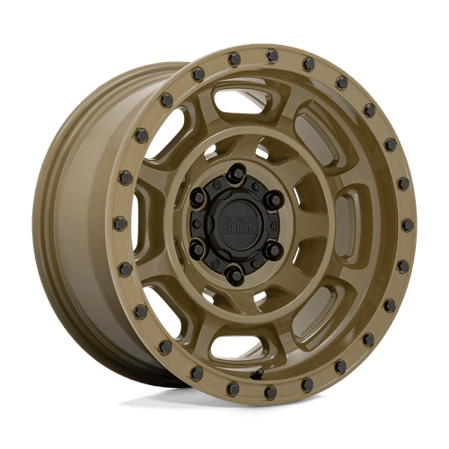 Black Rhino Hard Alloys BR CONVOY 17X8.5 5X5.0 GATOR-GRN -18MM wheel