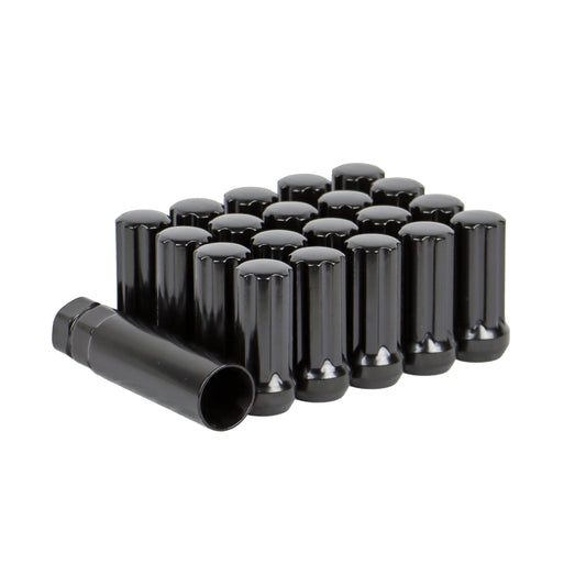 Black Spline Locking Lug Nuts with Key – Secure Off-Road Wheel Install