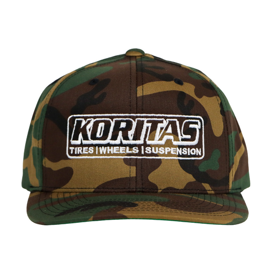 Camo Snapback Hat – Classic Koritas Offroad Logo