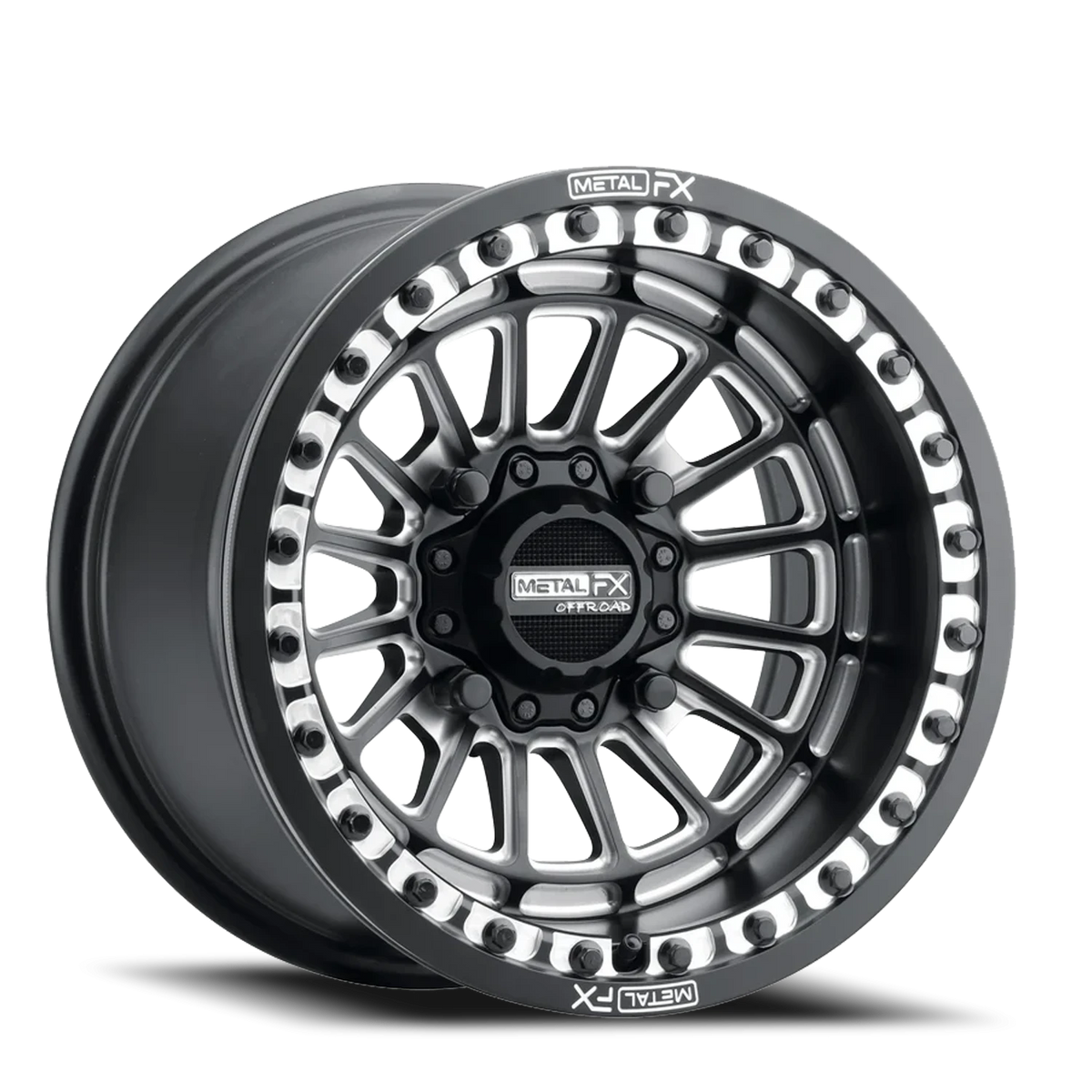 Metal-FX Delta Beadlock UTV 15x7 Satin wheel