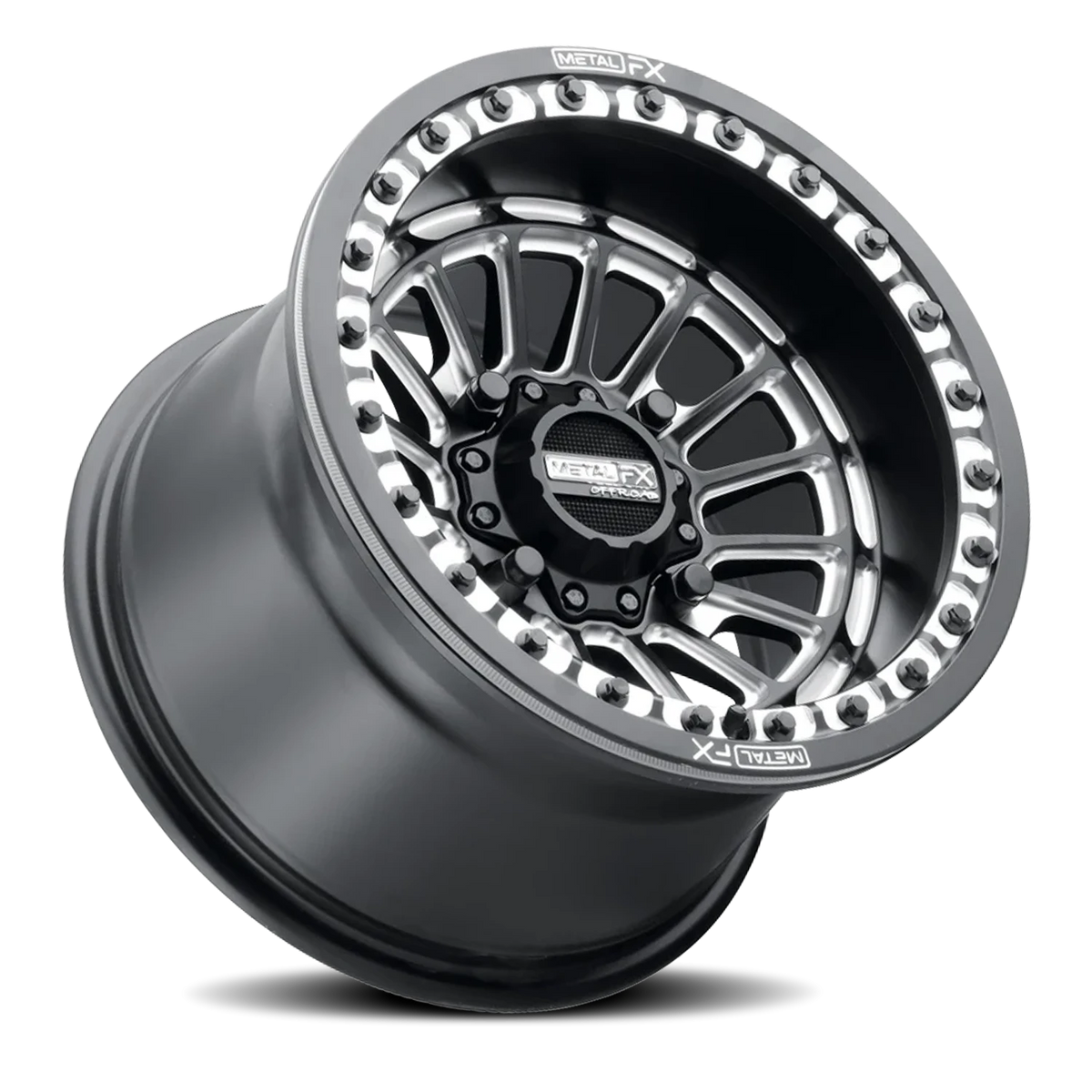 Metal-FX Delta Beadlock UTV 15x7 Satin wheel