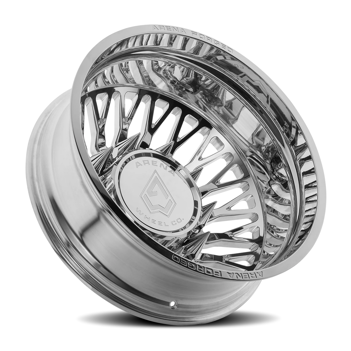 Arena Forged Dually Maximus 22x8.25 Polished wheel