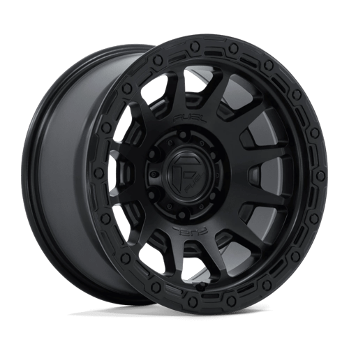 Fuel 1PC FORTRESS 17X8.5 6X5.5 106 +25 M-BLK GBLK wheel