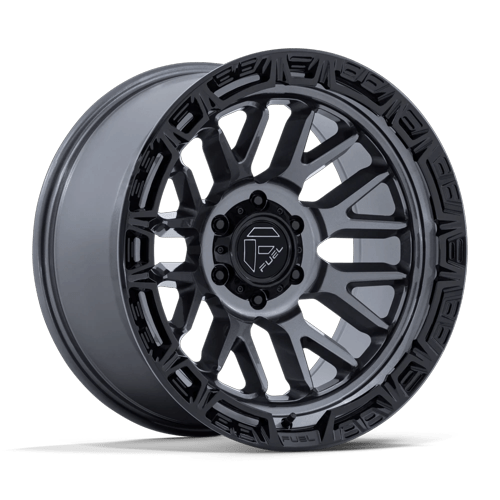Fuel 1PC RAIL 20X10 6X5.5 106 -18 G-GNMTL BLK-LP wheel