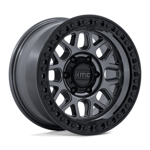 KMC GRS 20X9 6X5.5 106 +0 G-GUN-MTL-BLK-LP wheel