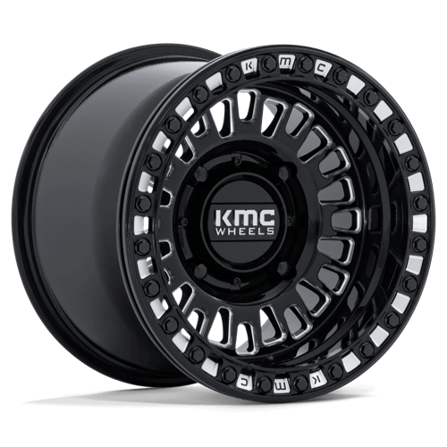 KMC Powersports AZTEC UTV BL 15X8 4X156 115 +0 GBLK-MILL wheel