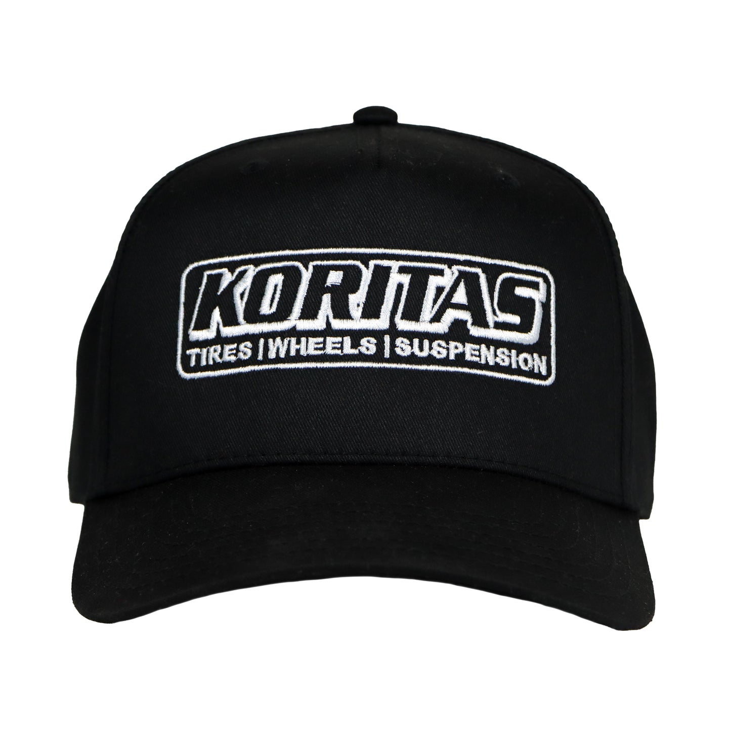 Koritas Tires Classic Logo Black Otto 5-Panel Snapback Hat