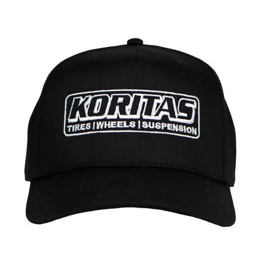Koritas Tires Classic Logo Black Otto 5-Panel Snapback Hat