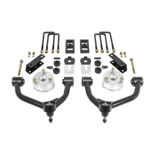 ReadyLift Suspension 3.5'' FRNT STRTEXT 1''R-BLK TUBE AR-KIT